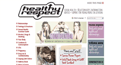 Desktop Screenshot of healthyrespect.co.uk